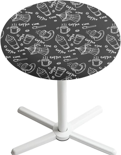 24 24 Inch x Cocktail Table Topper Covers Small Round Table Cloth with Elastic Fit Washable Table Cloth Decorative