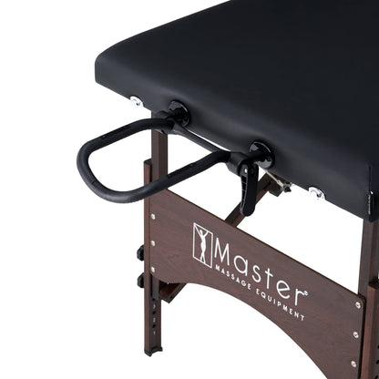 Master Massage Standard Argo Portable Massage Table, 1 count (pack of 1), Black
