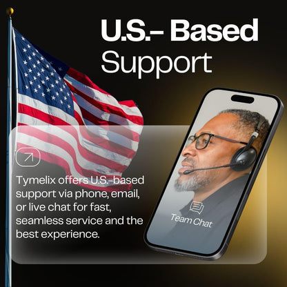 Tymelix App Control, 5s Fast Connection, Fix Records, Custom Overtime, Lunch & Break Rules, 4 Payroll Reports, No Monthly Fee, 10 IC Cards Included, Fingerprint & Face Time Clock for Small Business