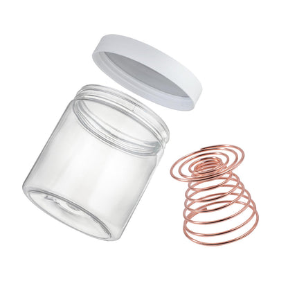 MiDube 4 Sets Paint Brush Cleaner, Paint Brush Cleaning Cup with Sturdy Metal Coil for Acrylic, Oil & Watercolor Painting Artists, DIY Enthusiasts, Art Studio