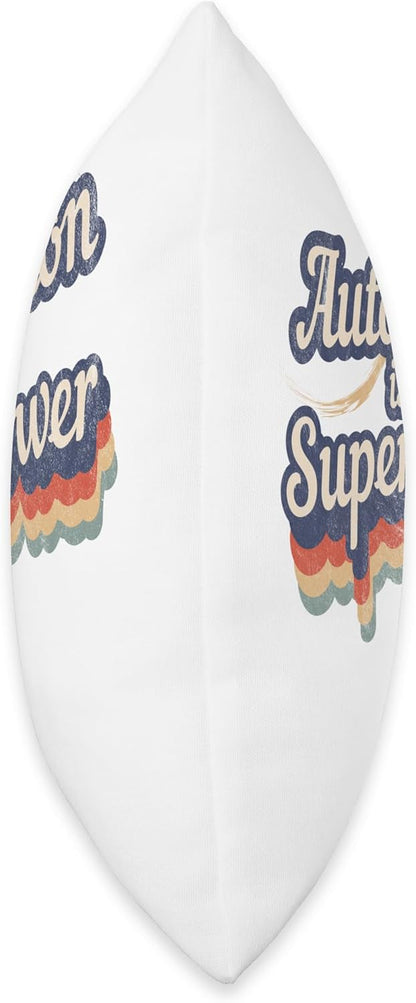 Superpower Design Automation Throw Pillow, 16x16, Multicolor