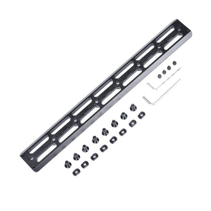 11 inch Arca Swiss Adapter M lok Rail for Rifles,300 mm Long, 2520