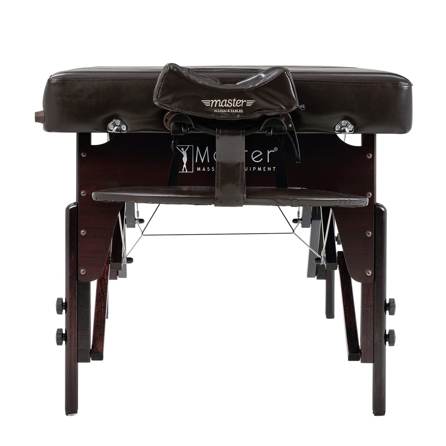 Master Massage 31" Supreme LX Extra Wide SPA Salon Facial Beauty Bed Portable Massage Table with Ambient Lighting System, Easy Set Up PU Upholstery 3" Thick Memory Foam, Coffee