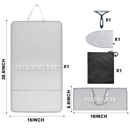 Steamer Board for Clothes with Ironing Glove, Stand for Steaming Clothes, Garment Steamer Pad Portable Ironing Board Included Lint Remover & Storage Bag for Suits Shirts Coats Portable Travel Home Use
