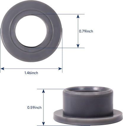 Replacement WD12X26146 Dishwasher Wheels - 16pcs for GE Profile, Compatible with Multiple Models