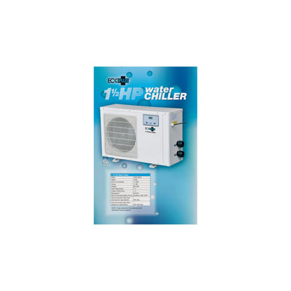 EcoPlus Commercial Grade Water Chiller, Cooler for Reservoirs, Hydroponics, and Aquariums, 1 ½ HP