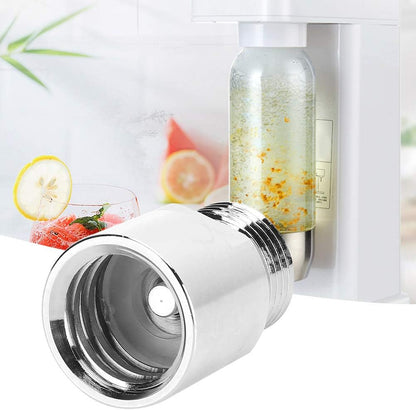 TOPINCN CO2 Cylinder Adapter, Female Thread TR21-4 to Male Thread CGA320 for Soda