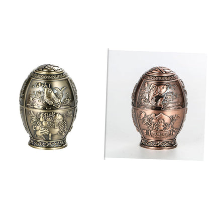 MAGICLULU Fu Word Hand Press Toothpick Barrel Toothpick Storage Tube Holder Dispenser Automatic Dispenser Vintage Holders s Metal Chinese Style