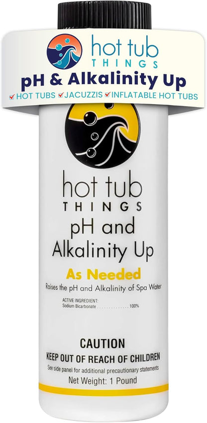 1 Hot Tub Things pH Up & Alkalinity Increaser for Hot Tub, Pool & Spa pH Plus & Alkaline Up, Alkalinity Booster