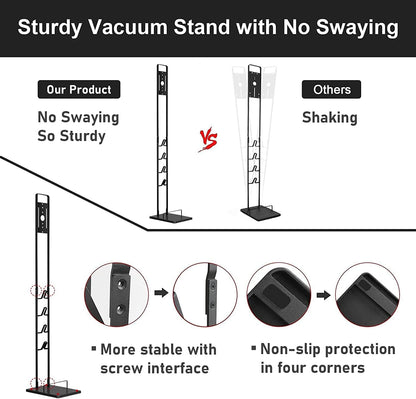 Foho Vacuum Stand for Dyson V15 V11 V10 V8 V7 V6, Metal Storage Bracket Holder for Handheld Vacuum Cleaners