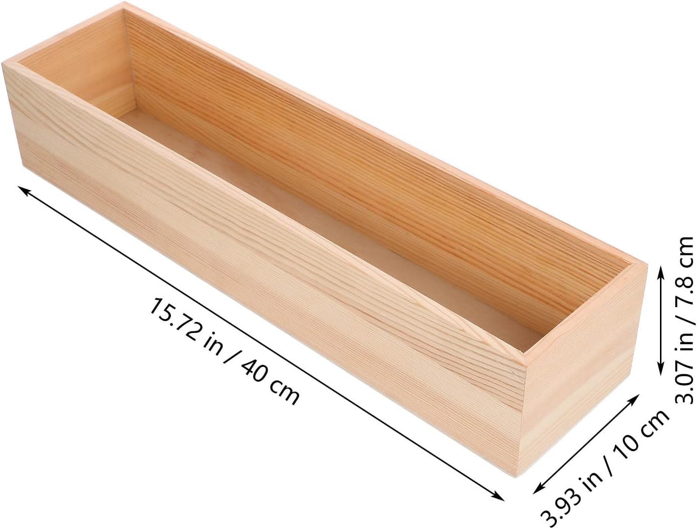 BESTOYARD Wooden Box Storage, Craft Storage Containers, Jewelry Cases, Small Storage Organizer without Lid