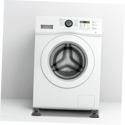 Laundry Pedestal 4 pcs Anti-Slip Heightening Feet Mat for Washer Dryer Foot Pads