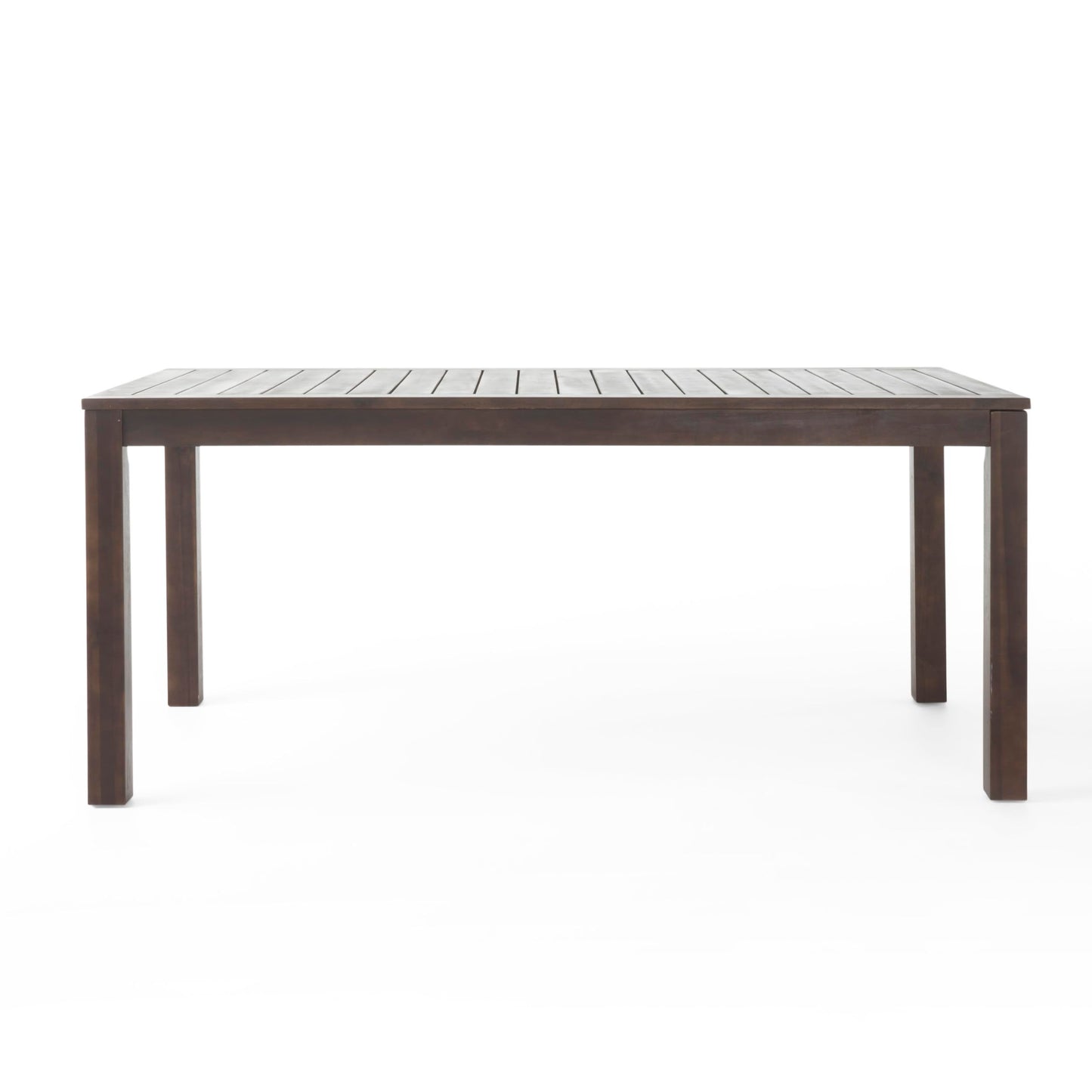 Christopher Knight Home Manila Outdoor Acacia Wood Picnic Set, Dark Brown