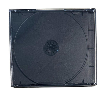 MediaPack4All 24mm Chubby Quad Jewel Case (4-Disc Capacity), Black Chubby Jewel Case for CD/DVD/Game Storage (5)