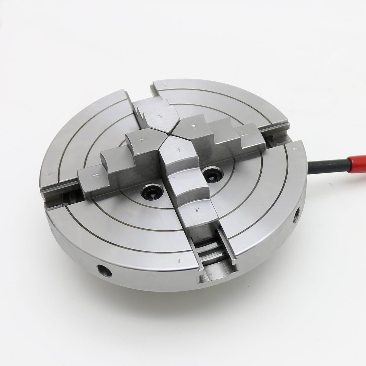 Wood Lathe Chuck, 6 inch 4 Jaws, Self-Centering Lathe Chucks for Woodturning, 4 Jaw Chuck for Wood Lathe 1 x 8TPI Thread