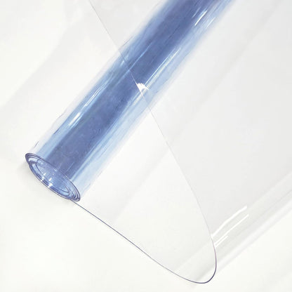 Clear Vinyl Sewing, Transparent PVC Vinyl Roll 15.7" x 48"(40cmx122cm) Super Clear Vinyl Sheets, 0.5 mm Waterproof Vinyl Fabric for Making Handags Bows, Bags and DIY Crafts