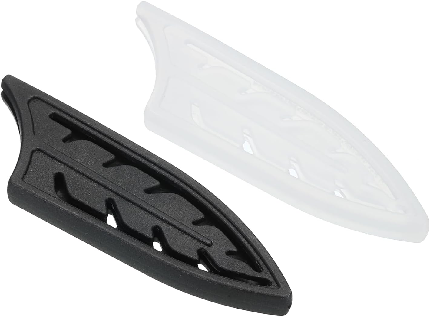 PATIKIL Knife Sheaths for 3" Ceramic Knife, 2 Pcs Knife Edge Guard Covers, Black & Transparent