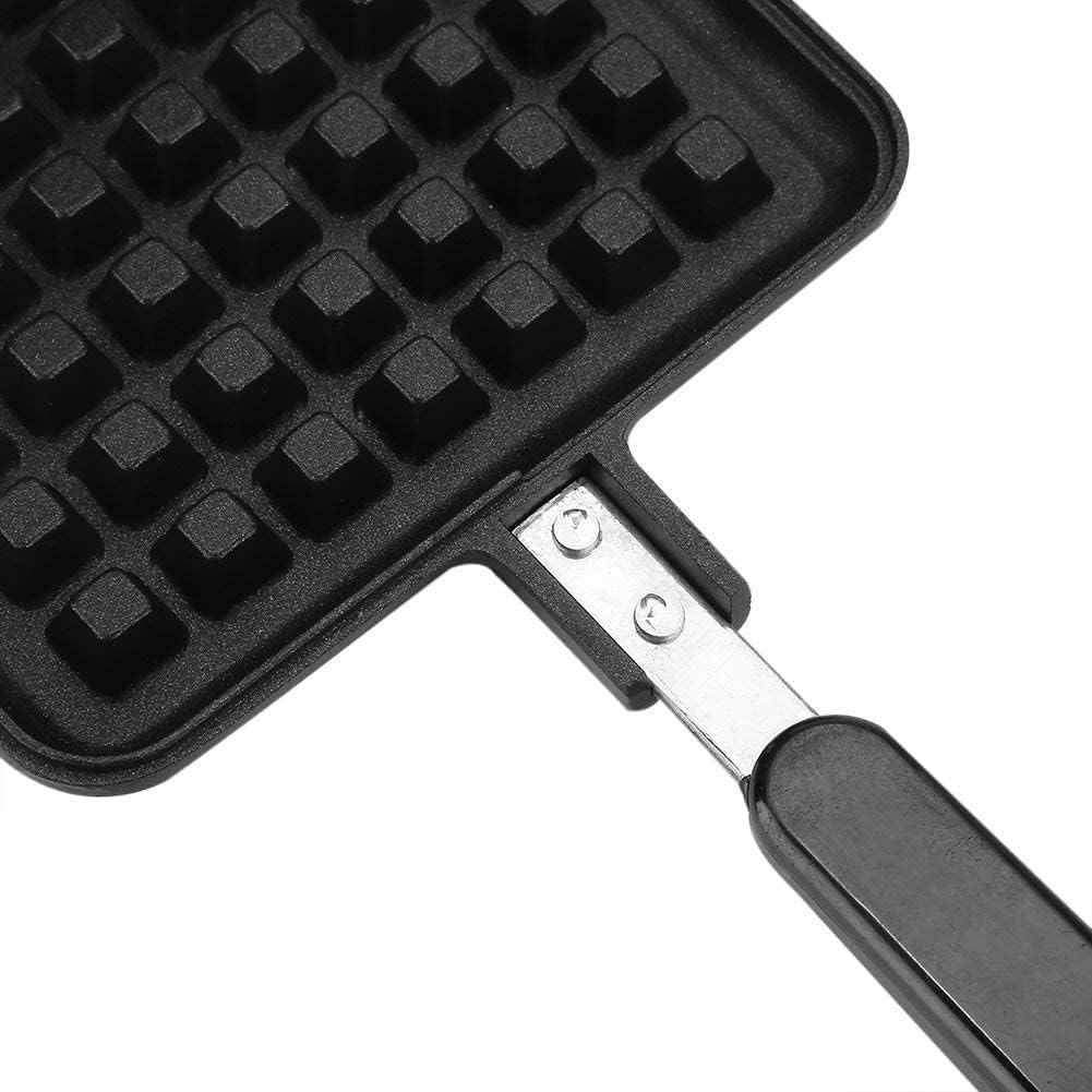 G & D Nonstick Waffle Maker Pan, Aluminum, 13 in L x 5.5 in W x 1.2 in H, True Nonstick Coating