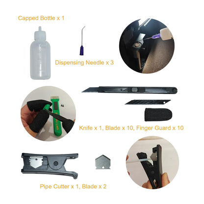 Befbox 3D Printer Tools Kit, Universal 3D Printer Accessories & Cleaning Kit Includes Deburring Tool, Art Knife, Files, Wire Cutter, Drill, Scraper, Brush for 3D Print Removing, Cleaning, Finishing