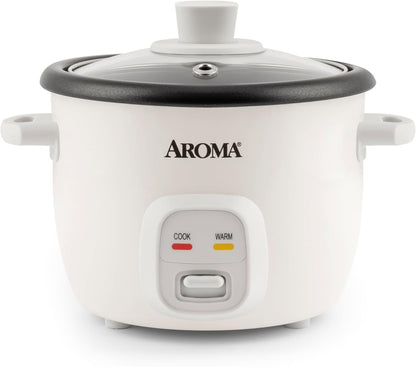Aroma Housewares Rice & Grain Cooker - 4-Cups (Cooked) / 1Qt. (ARC-302NG), White