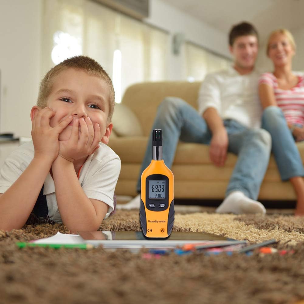Lancoon Handheld Digital Temperature Humidity Meter, Professional Thermometer Hygrometer for Indoor Outdoor