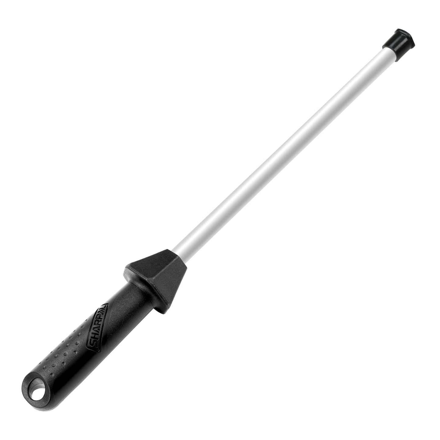 SHARPAL 118H Ceramic Honing Rod - Professional Knife Sharpener Steel, Ceramic Sharpening Rod for Kitchen Knives, Built-in Angle Guide, Anti-Break Cap, Durable Sharpening Stick Mothers Day Gifts