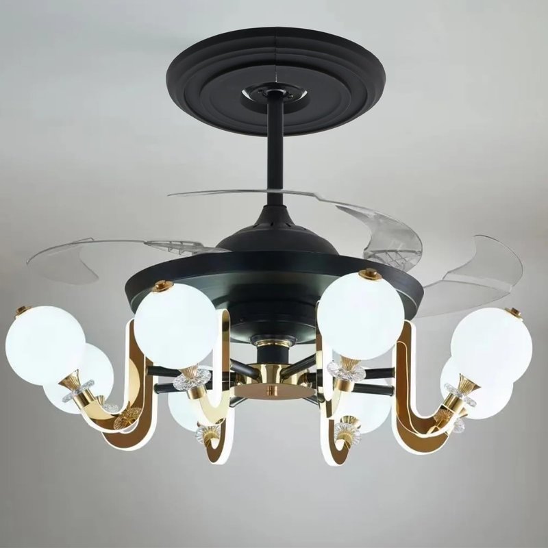 Savagrow 2PCS OD 12.2" Black Multiple Lines Split Ceiling Medallion Ceiling Light Fixture for Light Fixtures & Ceiling Fans