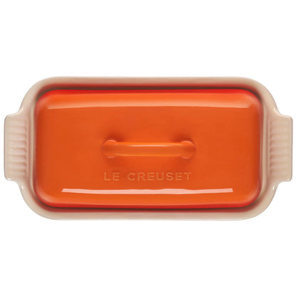 Le Creuset Stoneware Heritage Butter Dish, Flame