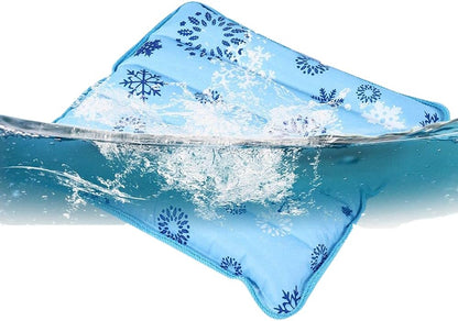 Cool Pillow, Reusable Gel Ice Packs with Ice Crystal Powder for Summer Cooling Cushion Mat