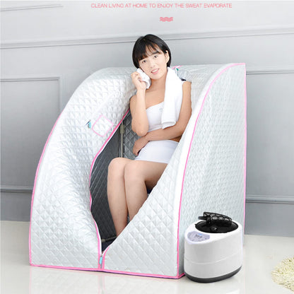 Home Sauna Steamer and Tent 2L Sauna Portable with 9 Files Temperature Adjustment for Increasing Blood Circulation/Reducing Fatigue/Detoxifying (Sauna Tent Purple)