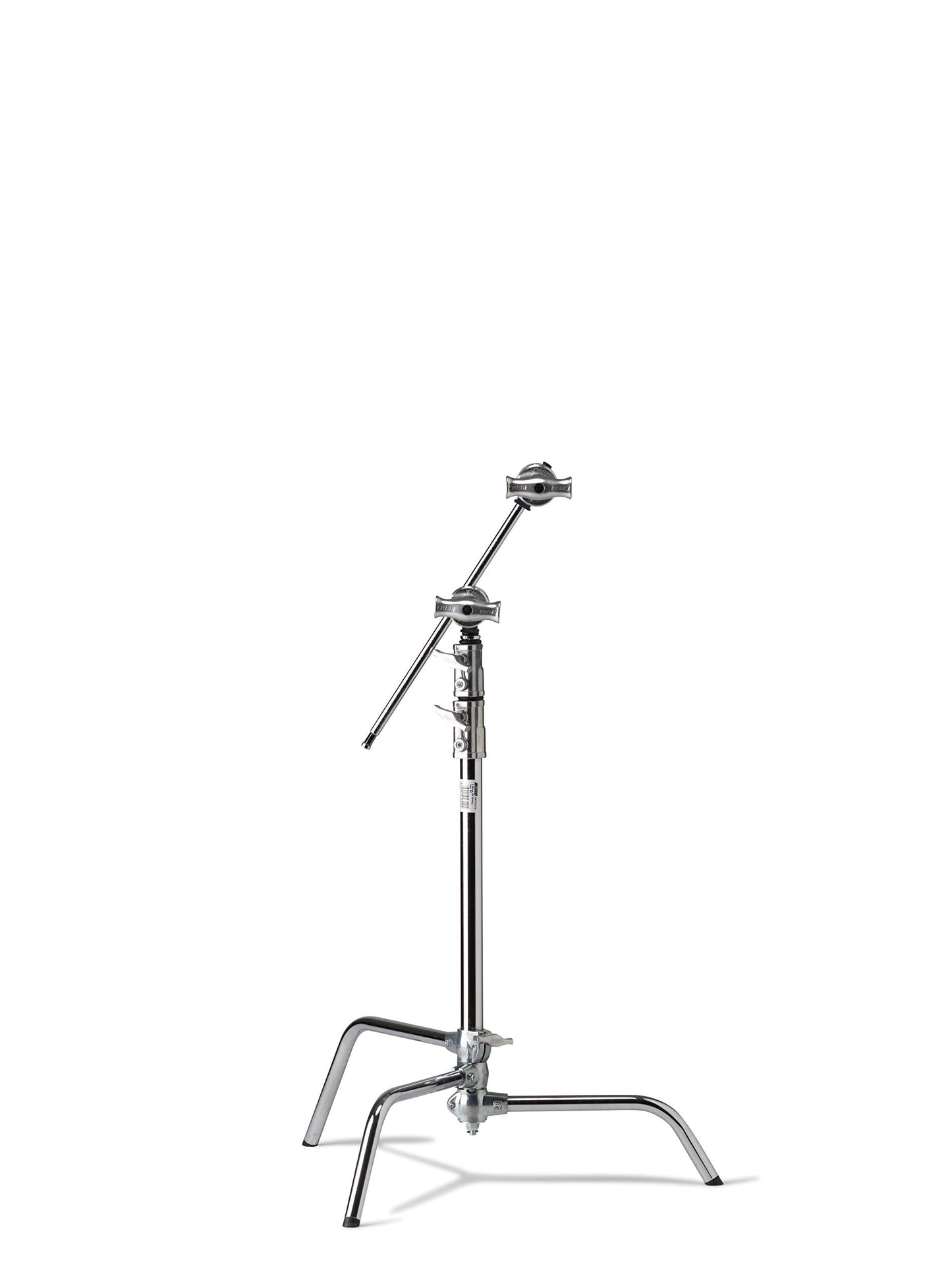 Kupo 20" C-Stand Sliding Leg Kit - Includes 20" Grip Arm with Hex Stud, Two 2.5" Grip Heads for Photography and Video Lighting Applications, Adjustable Uneven Terrain Leveling Leg, Silver (KS703712)