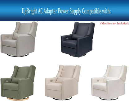 UpBright 29V AC/DC Adapter for Babyletto 11288 M11288 M11288PGEW Kiwi Recliner Swivel Glider, 1.8A Power Supply