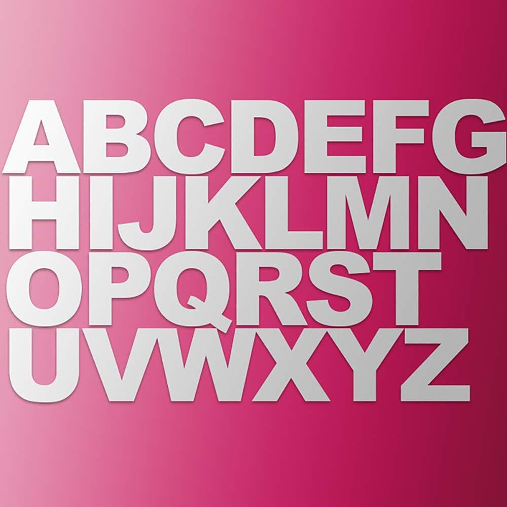 RAYNAG 26 Alphabet Cake Stencils, A-Z Letters Baking Template for DIY Cake Cookies
