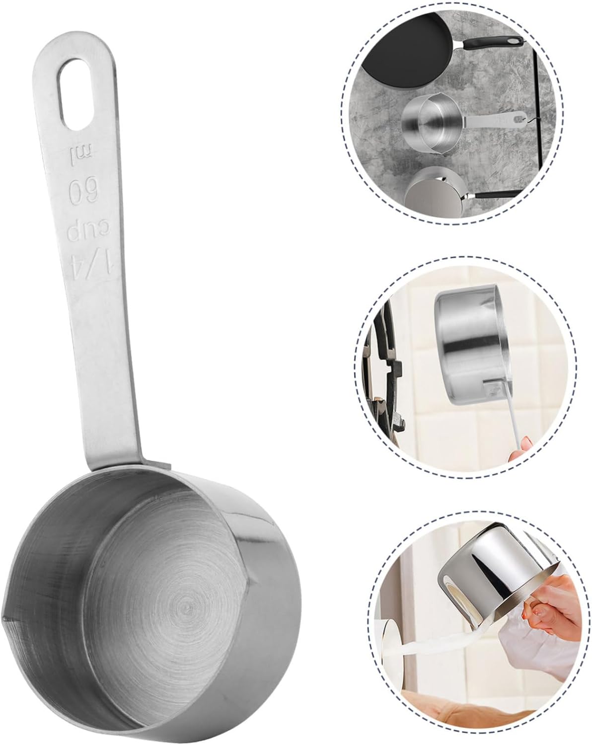 Copper Sauce Pot 1pc Small Saucepan Noodle Pot with Pour Spout, Tiny Cooking Pot, Butter Melter, Stainless Steel