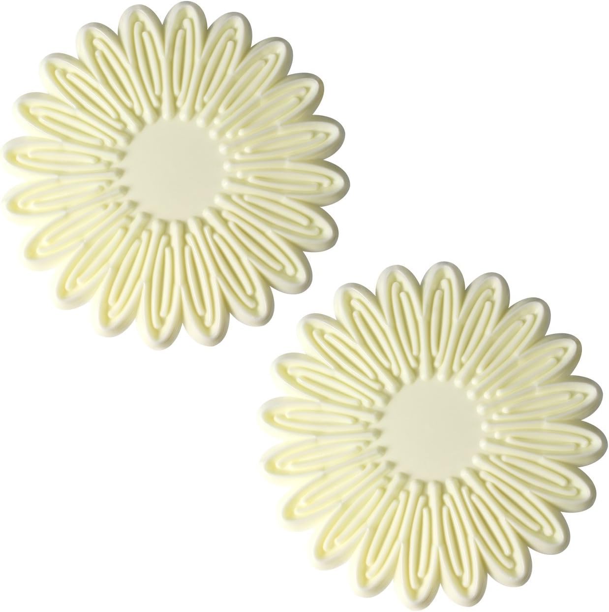 JEM Medium Size Multi Petal Daisy Gerbera Fondant Cutters, Set of 2 for Cake Decorating