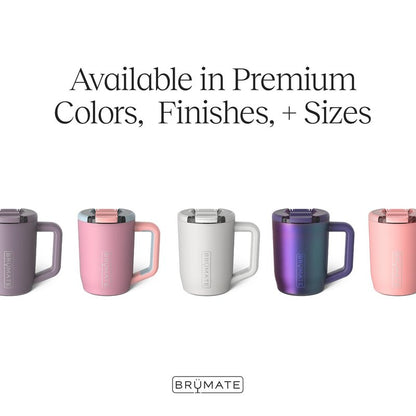 BrüMate Müv - 15oz 100% Leak Proof Insulated Coffee Mug with Handle & Lid - Stainless Steel Coffee Travel Mug - Double Walled Coffee Cup (Lavender)