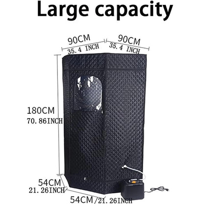 YXKJZHF Portable Steam Sauna Box, Personal Sauna Tent Kit for Home Spa, Indoor Sauna Relaxation with Steam Generator