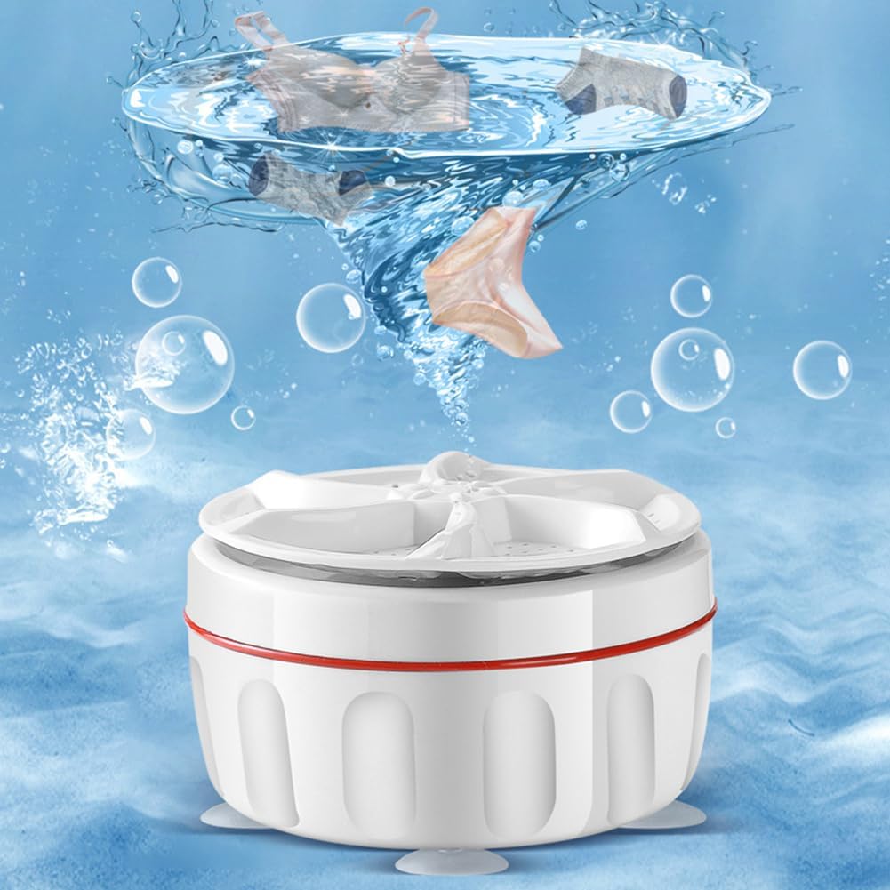 Portable USB Powered Mini Turbo Washer, Cleaning Washing Machine for Socks and Baby Clothes