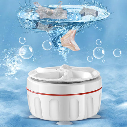 Portable USB Powered Mini Turbo Washer, Cleaning Washing Machine for Socks and Baby Clothes