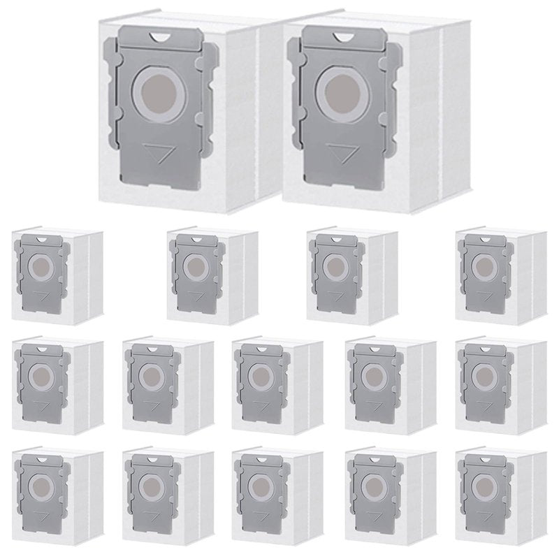 ApexOne 16 Pack Vacuum Bags for iRobot Roomba i3 i3+, i4 i4+, i5 i5+, i6 i6+, i7 i7+, i8 i8+, j5 j5+, j6 j6+, j7 j7+, j8 j8+, j9 j9+, s9 s9+, 104 105 405 504 505 705, 10 Max, 2 Essential Robot Vacuum