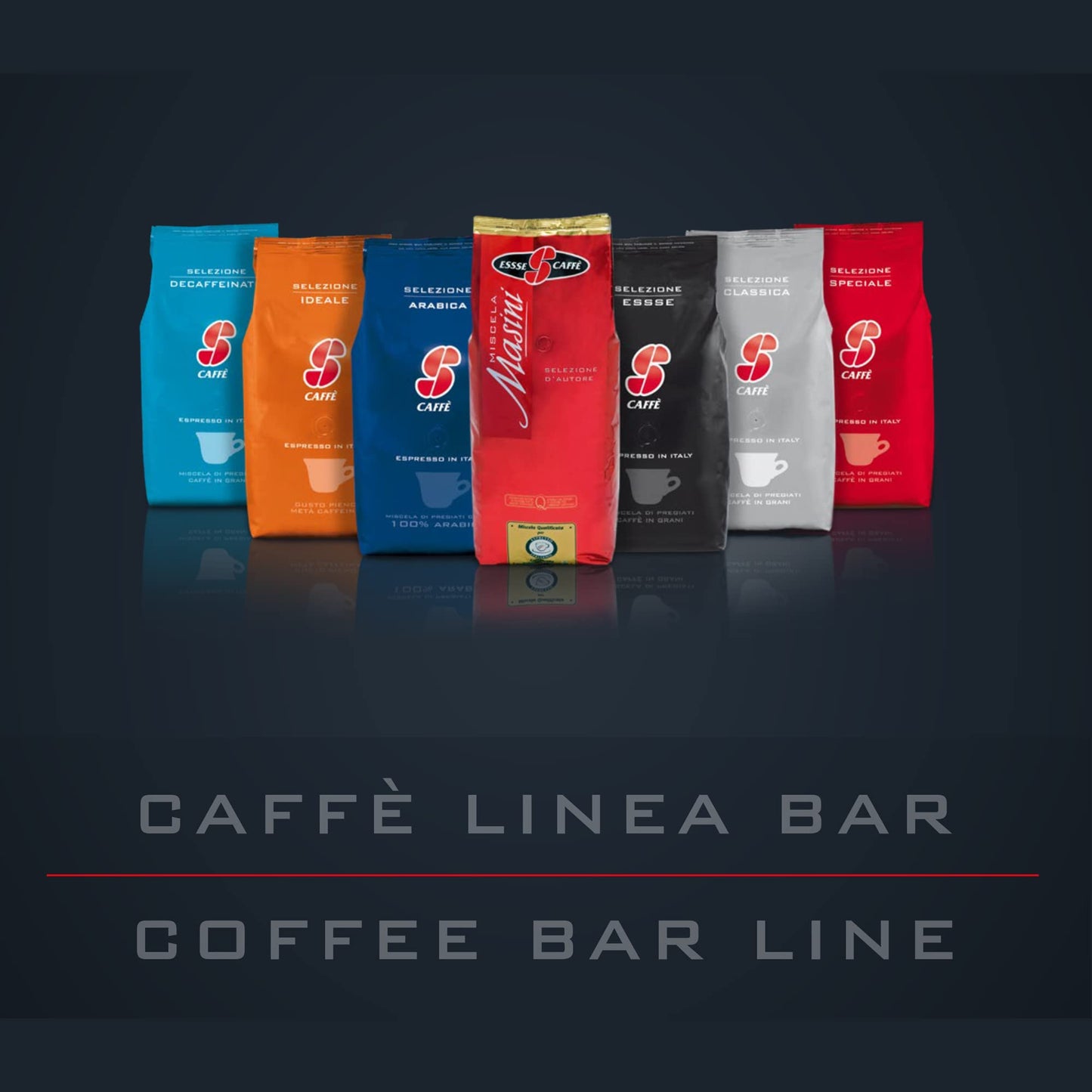 Essse Caffe 2 Kilo Bags of [Speciale by Essse The Passion] Espresso Beans