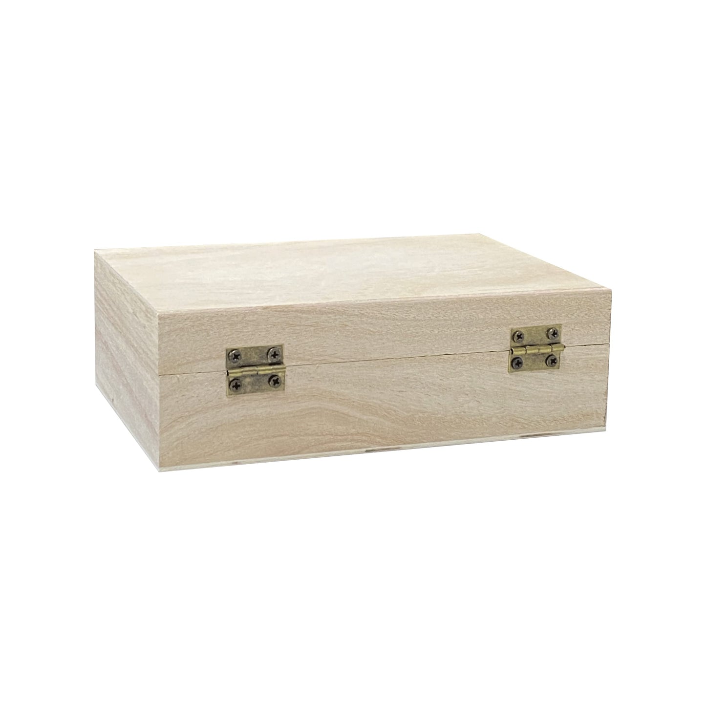 Cregugua 8 Pack 6 X 4 X 2 Inch Unfinished Wooden Box For Crafts Small Keepsake Box Treasure Chest Wood Jewelry Box