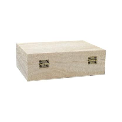 Cregugua 8 Pack 6 X 4 X 2 Inch Unfinished Wooden Box For Crafts Small Keepsake Box Treasure Chest Wood Jewelry Box