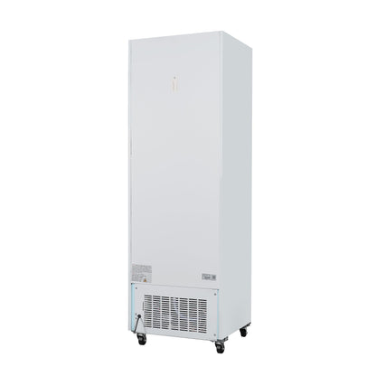 KoolMore 27 in. Commercial One Glass Door Display Upright Freezer Merchandiser in White 13 Cu. Ft. (MDF-1GD-13C-WH)