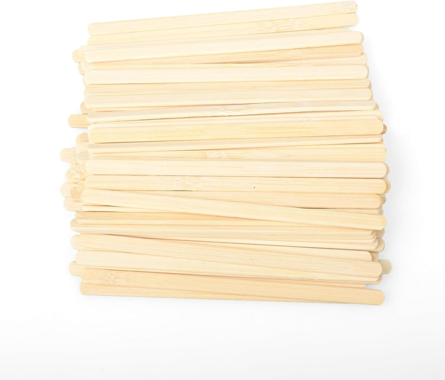 150 Count 5.5 inches Bamboo Coffee Stirrer - Disposable Long Wooden Stir Sticks for Coffee and Cocktails - Smooth