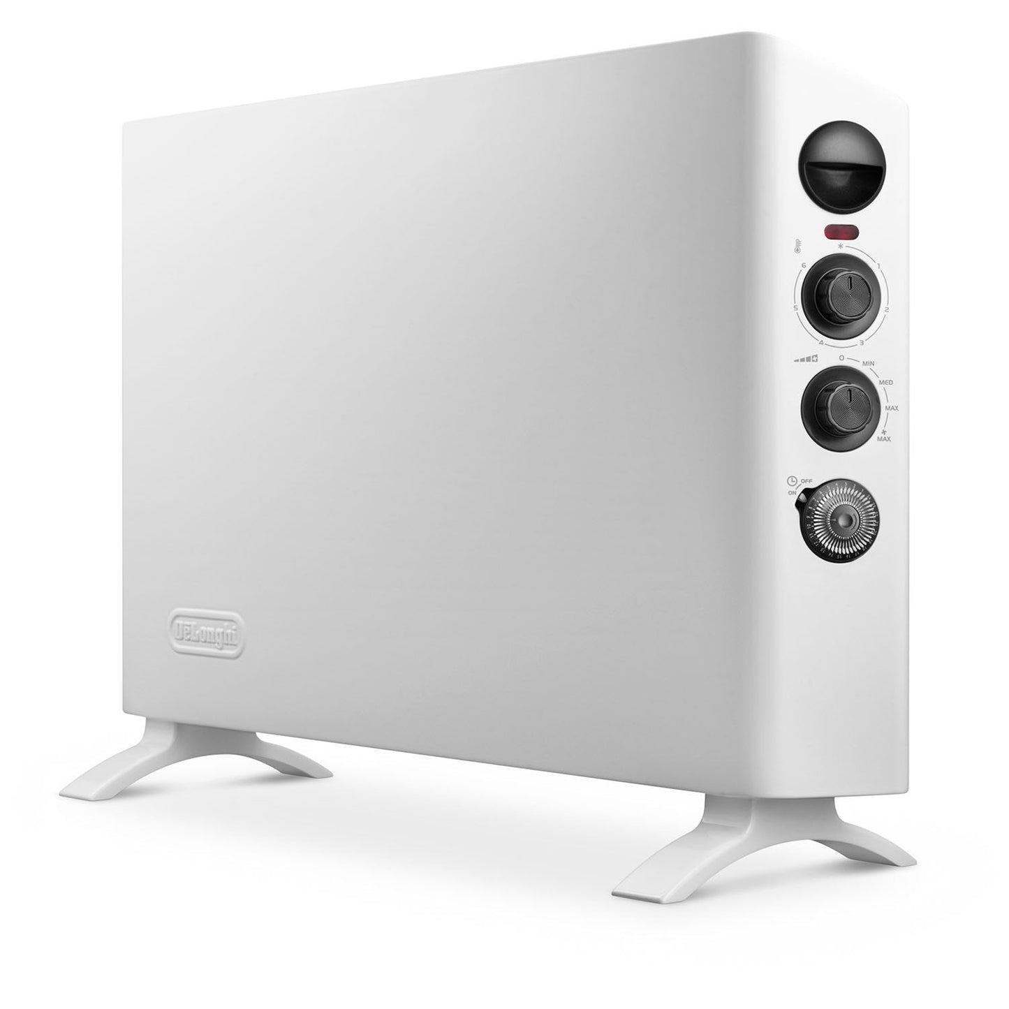 De'Longhi Slim Style Convection Panel Heater, Full Room, Quiet 1500W, portable electric heater,Freestanding/easily Wall mounted, quick heat distribution, Thermostat, Timer, HSX3315FTS