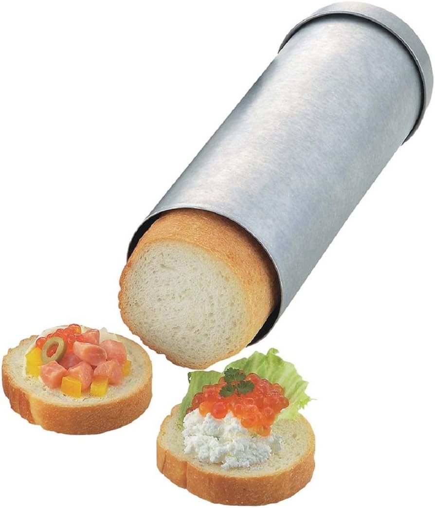 Tiger Crown 2376 Pan Mold, Silver, 3.1 x 8.7 x 3.1 inches, Circle Bread, Steel, Aluminum