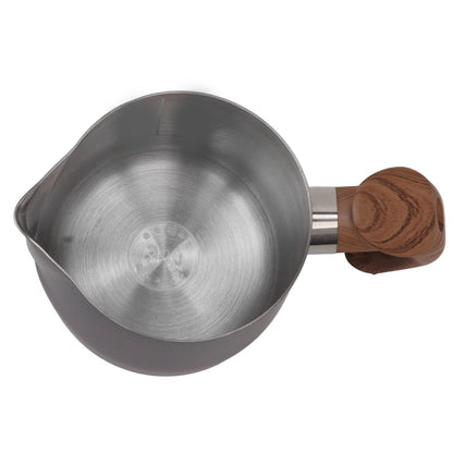 Tomotato Milk Frothing Pitcher, 34oz Barista Steaming Cup with Measurement Scale, Dripless Spout, Ergonomic Handle for Espresso, Cappuccino, Latte Art, Ideal for Home, Cafe, Office Use