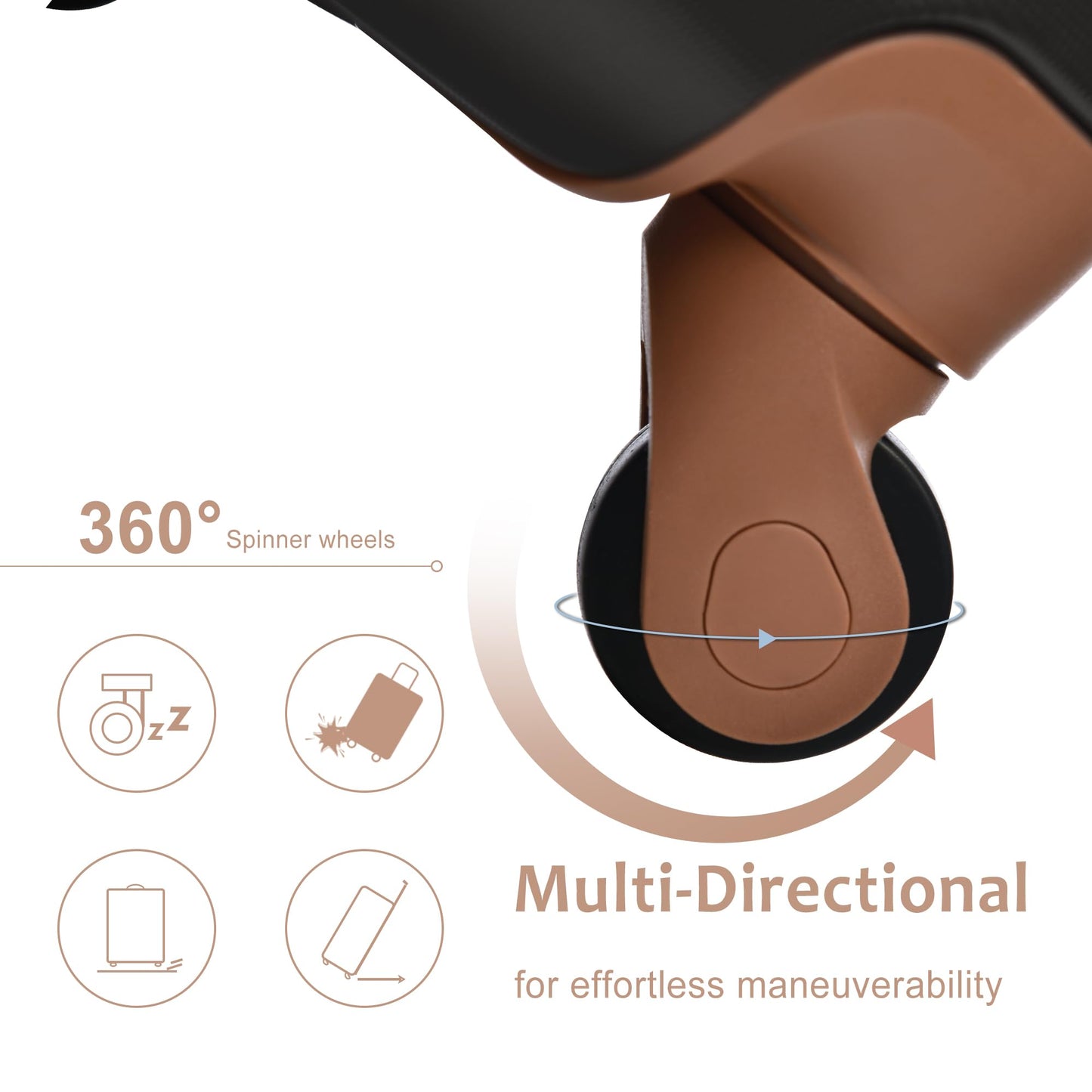 SLifet Hardside, Black+Brown 16, One Size