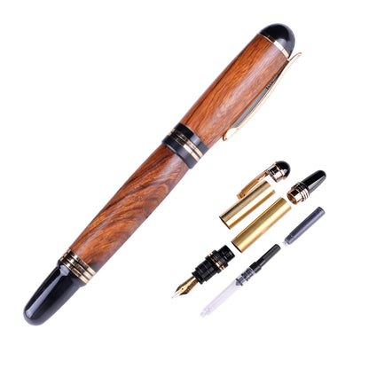 Yeivzwba Churchill Fountain Pen Kit Chrome Plated Diy Accessories for Wood Turning Pen Kits for Woodworking (1)